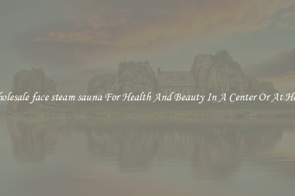Wholesale face steam sauna For Health And Beauty In A Center Or At Home