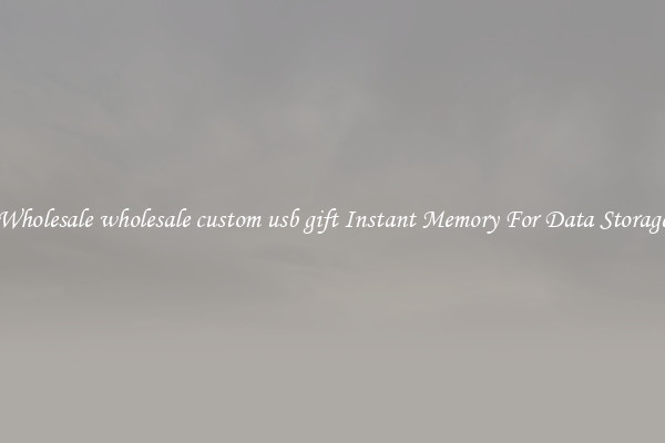 Wholesale wholesale custom usb gift Instant Memory For Data Storage