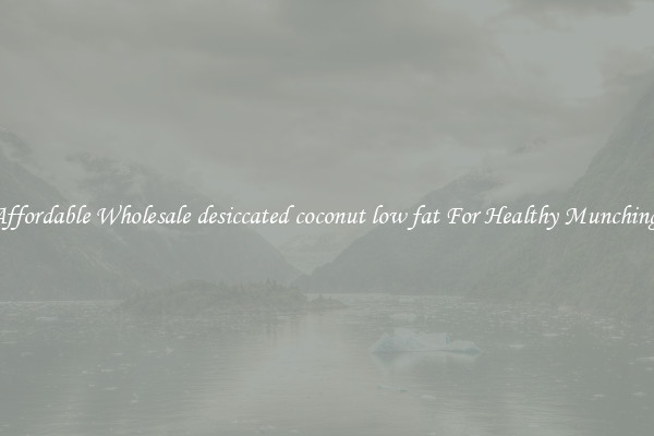 Affordable Wholesale desiccated coconut low fat For Healthy Munching 