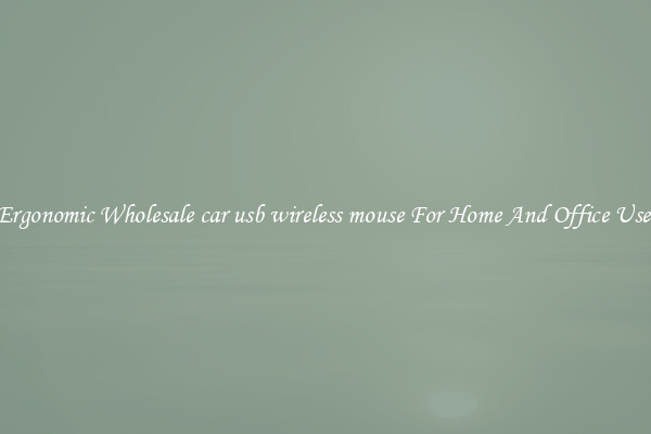 Ergonomic Wholesale car usb wireless mouse For Home And Office Use.