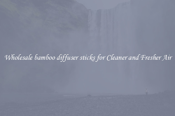 Wholesale bamboo diffuser sticks for Cleaner and Fresher Air