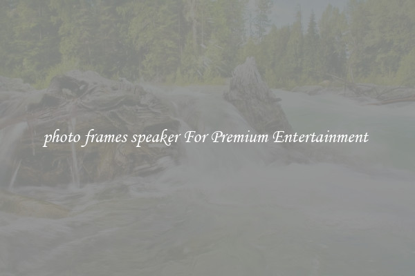 photo frames speaker For Premium Entertainment 
