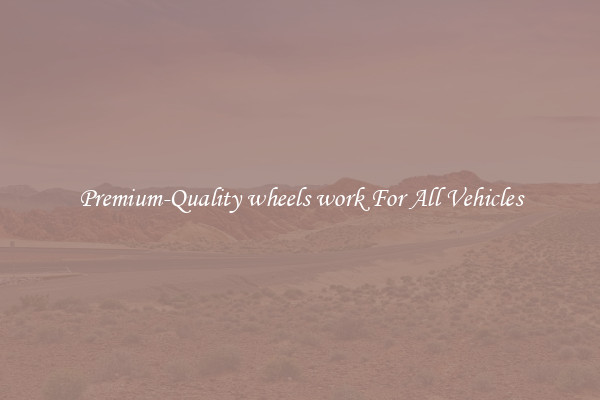 Premium-Quality wheels work For All Vehicles